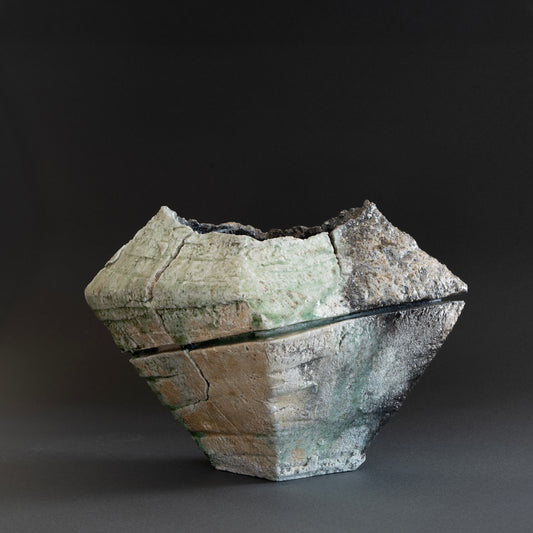 Shigaraki Geometric Vase
