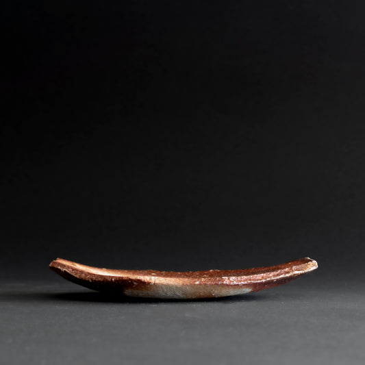 Shigaraki Boat-shaped Small Plate