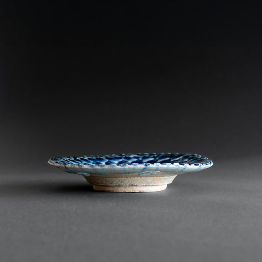 Ash Glaze & Zaffer Plate