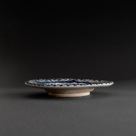 Ash Glaze & Zaffer Plate