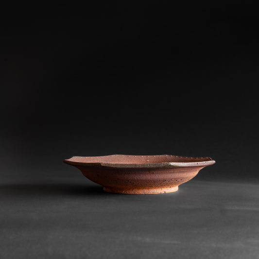 Nanban Octagonal Bowl with Dotted Rim (22.5cm)