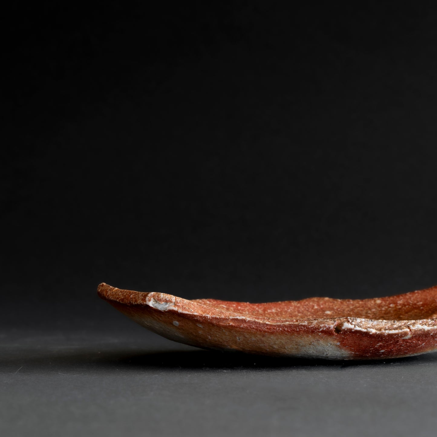 Shigaraki Boat-shaped Small Plate