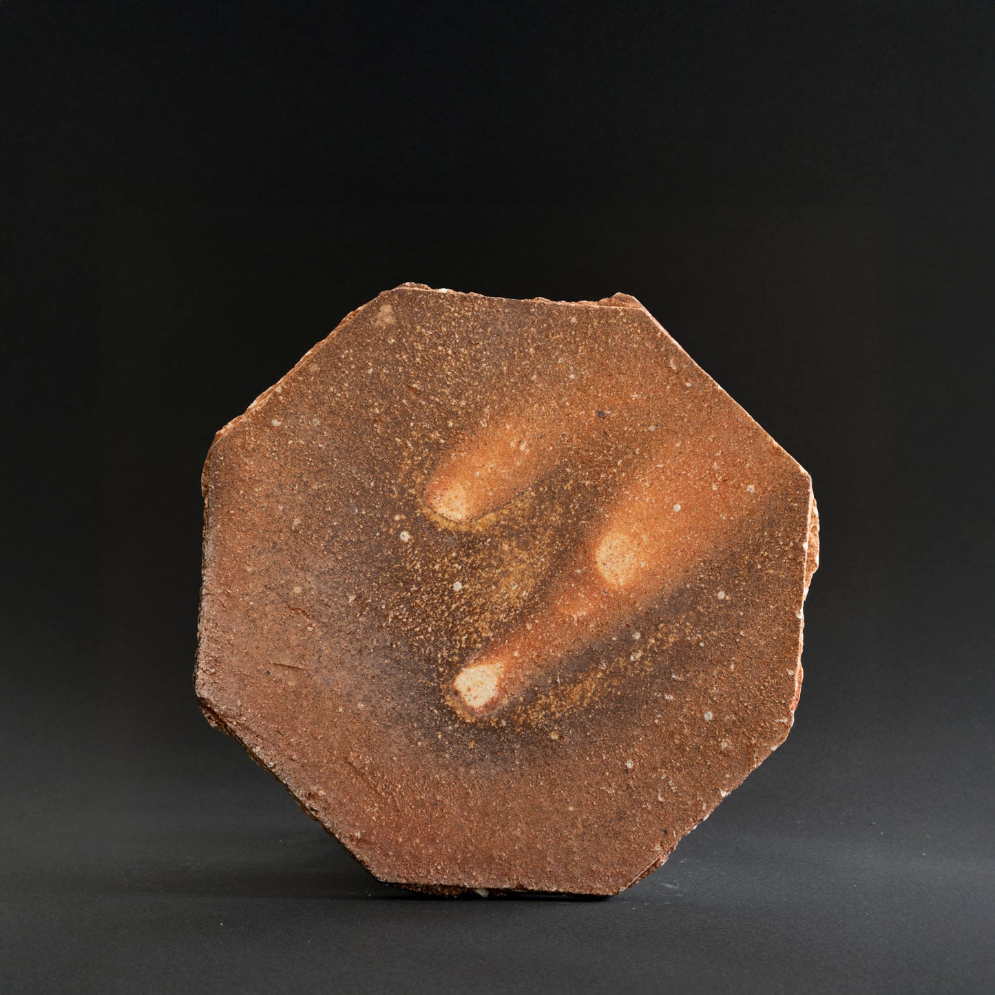 Shigaraki Octagonal Plate