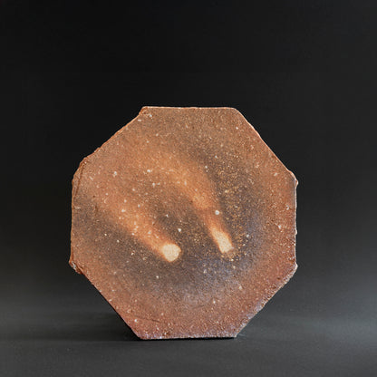 Shigaraki Octagonal Plate