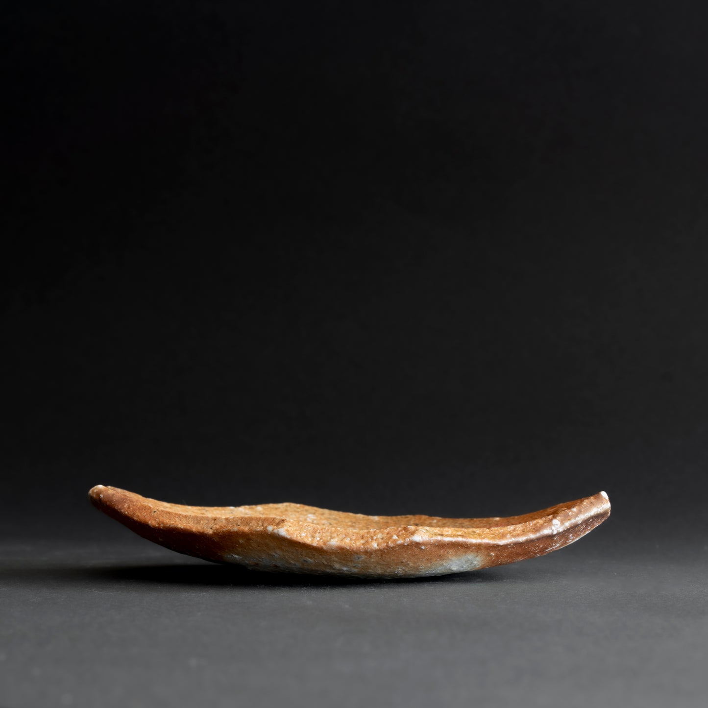 Shigaraki Boat-shaped Small Plate