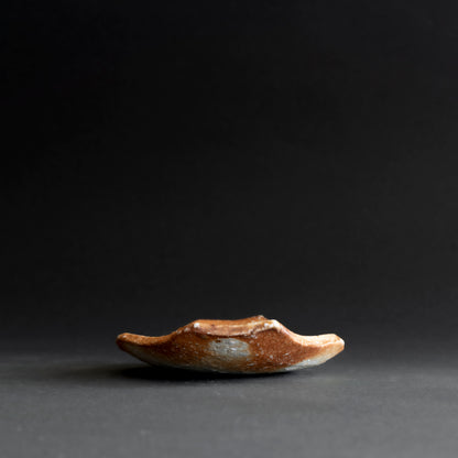 Shigaraki Boat-shaped Small Plate