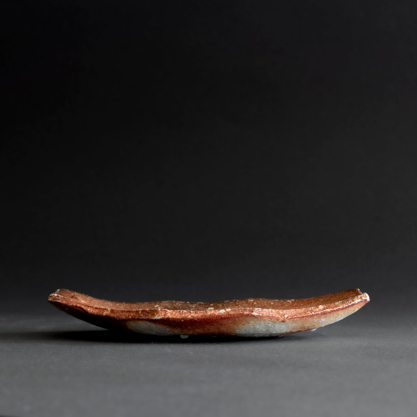 Shigaraki Boat-shaped Small Plate
