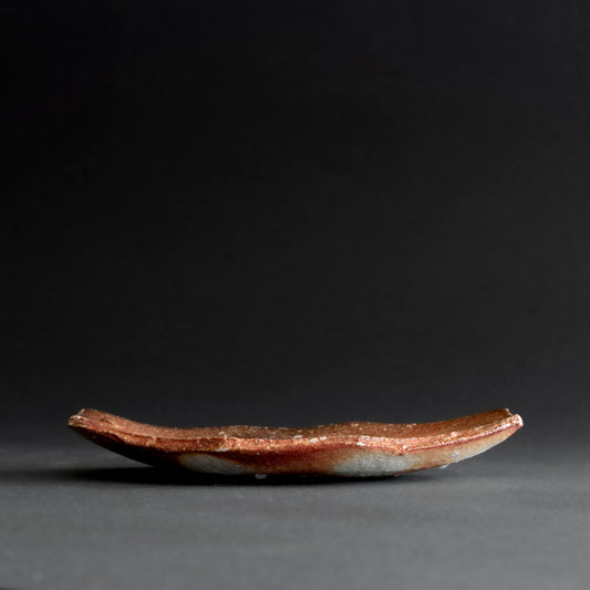 Shigaraki Boat-shaped Small Plate