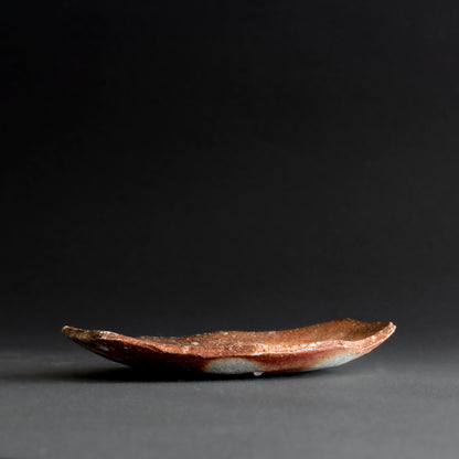 Shigaraki Boat-shaped Small Plate