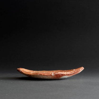 Shigaraki Boat-shaped Small Plate