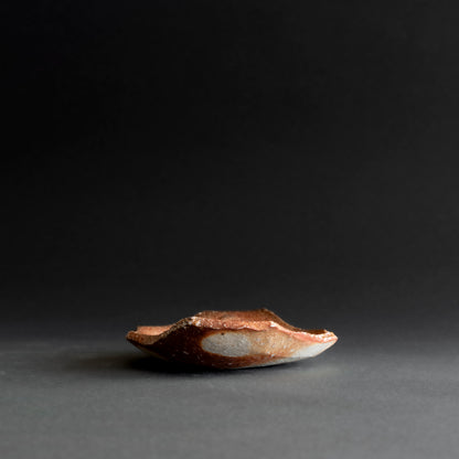 Shigaraki Boat-shaped Small Plate