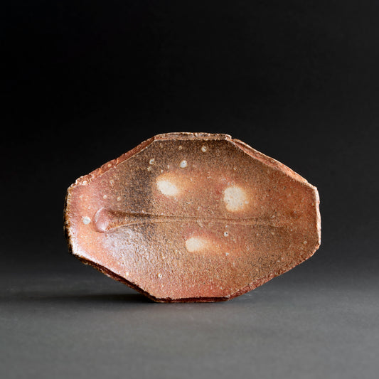 Shigaraki Boat-shaped Small Plate