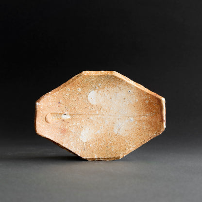Shigaraki Boat-shaped Small Plate