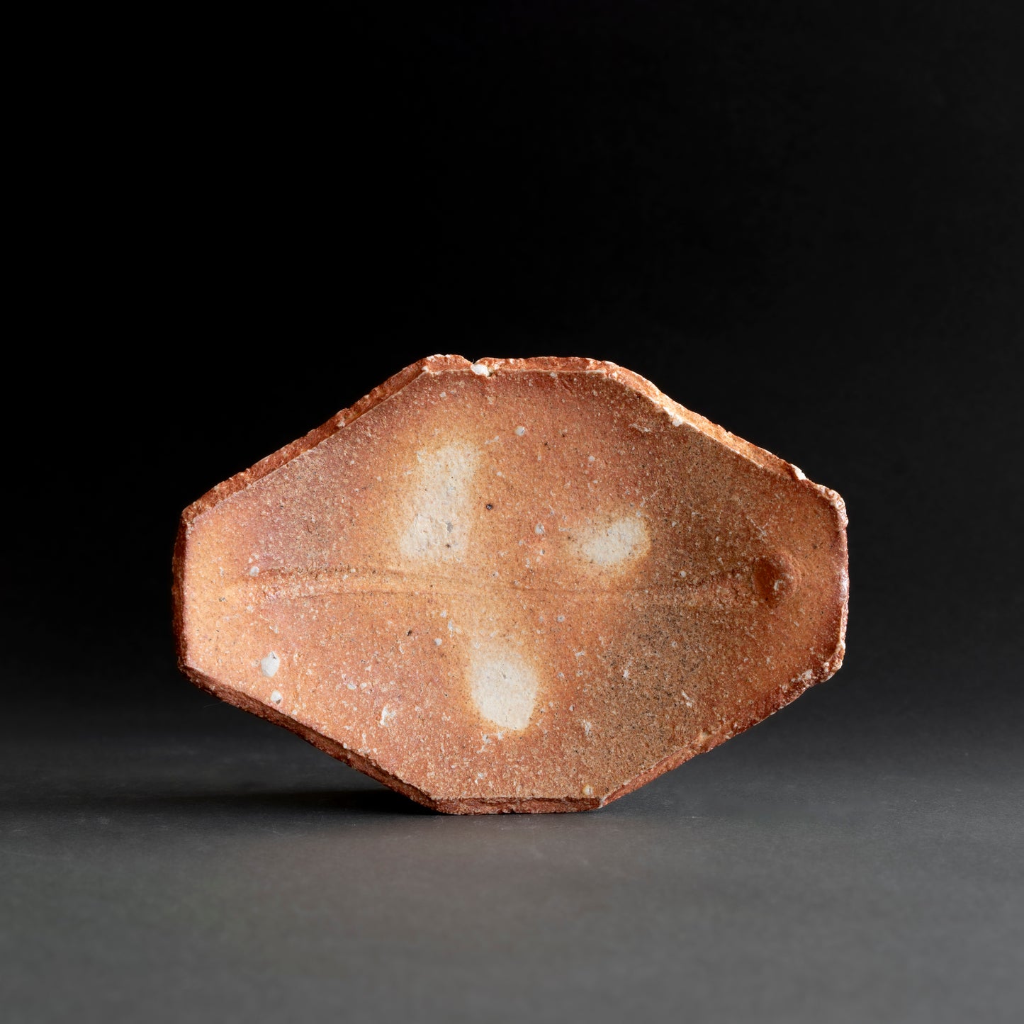 Shigaraki Boat-shaped Small Plate