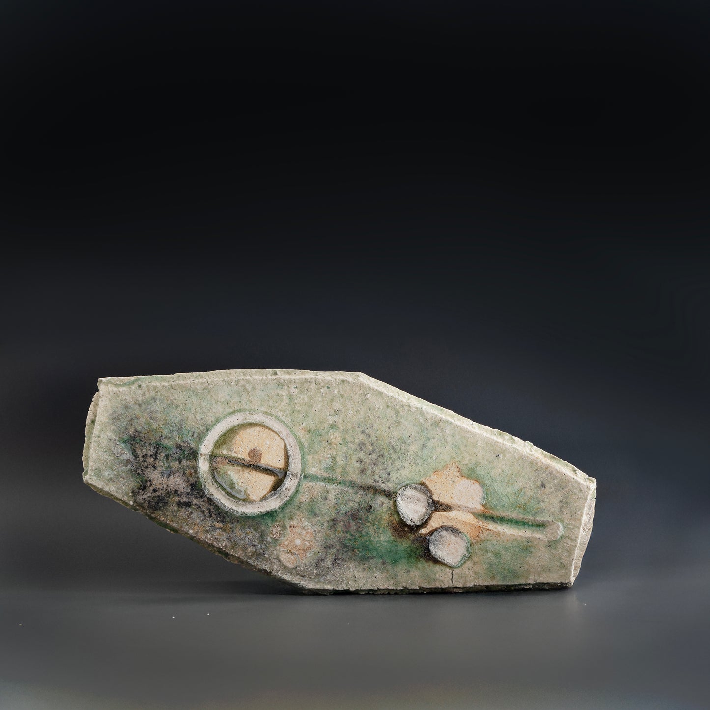 Shigaraki Boat-shaped Long Plate