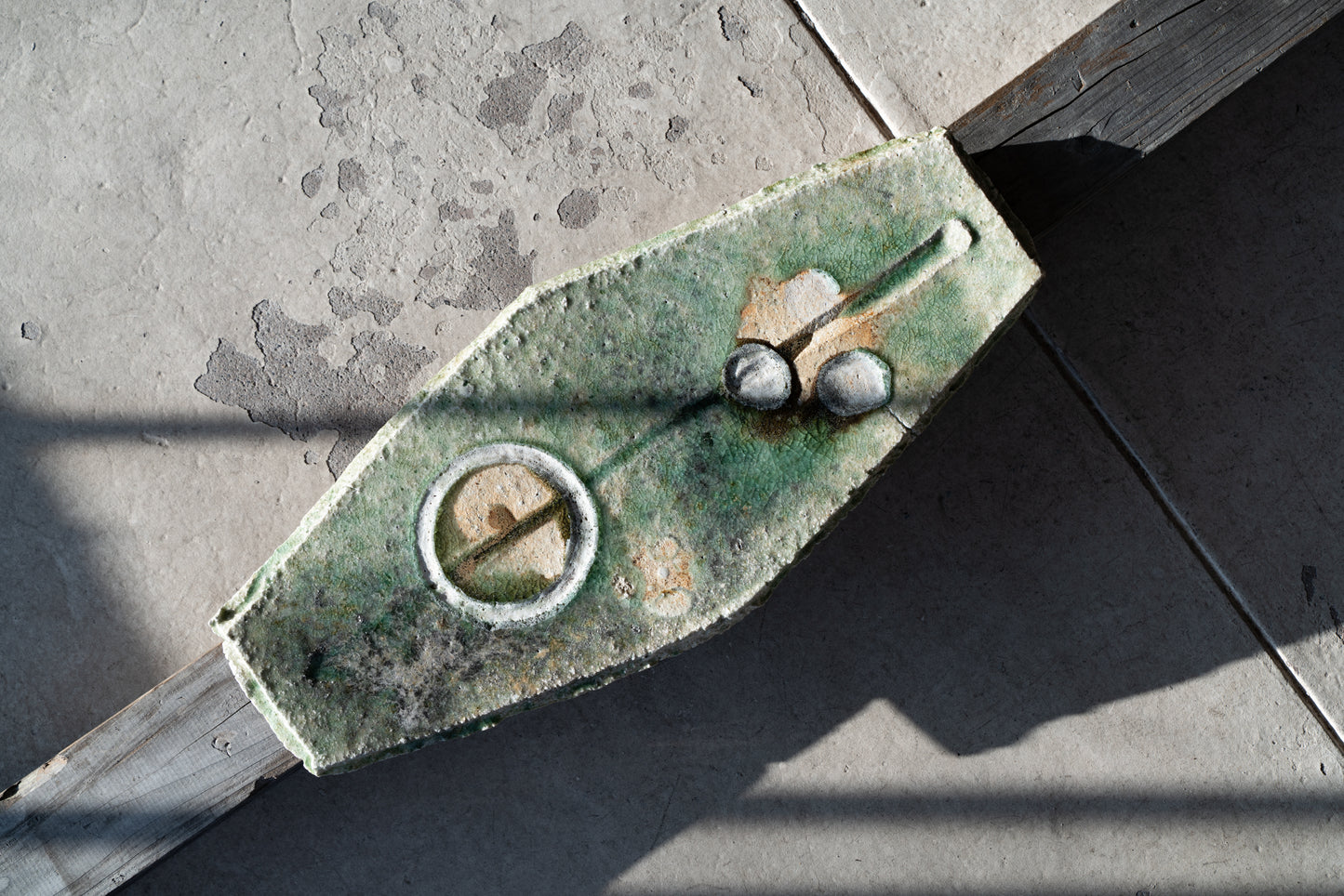 Shigaraki Boat-shaped Long Plate