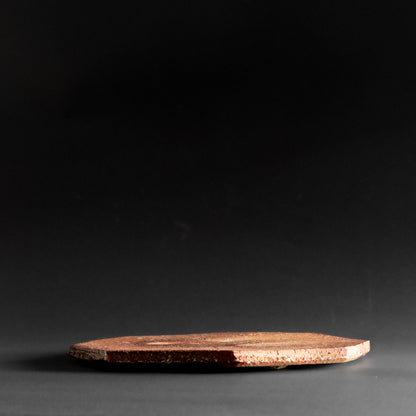 Shigaraki Octagonal Plate