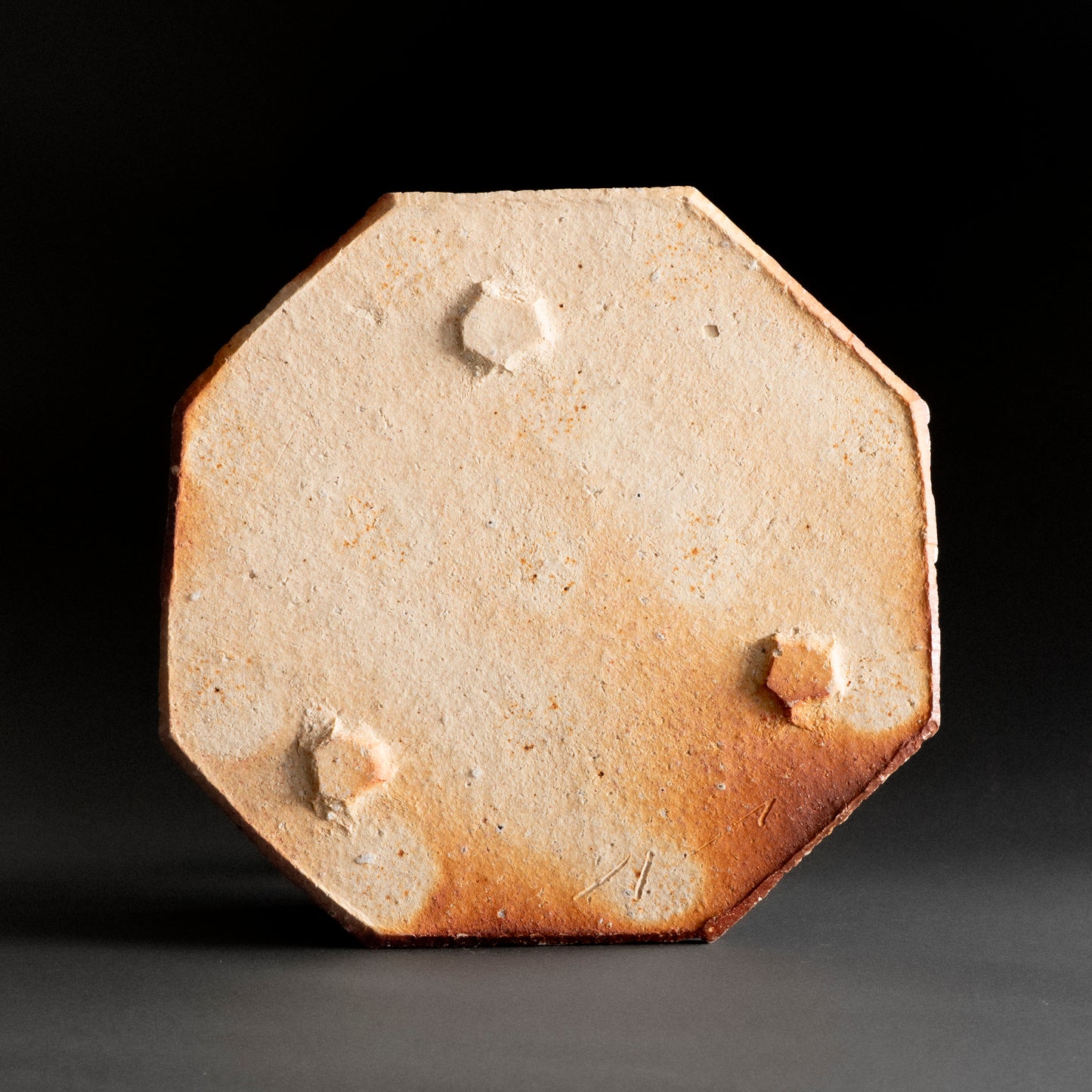 Shigaraki Octagonal Plate