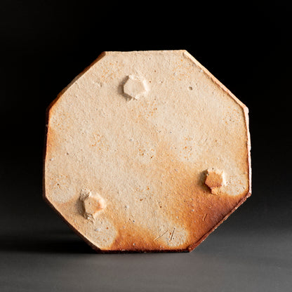 Shigaraki Octagonal Plate