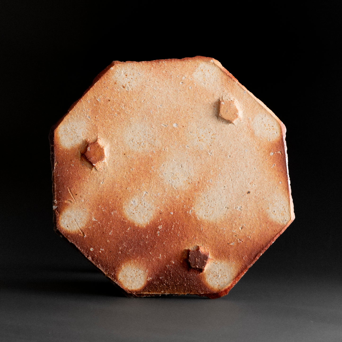 Shigaraki Octagonal Plate