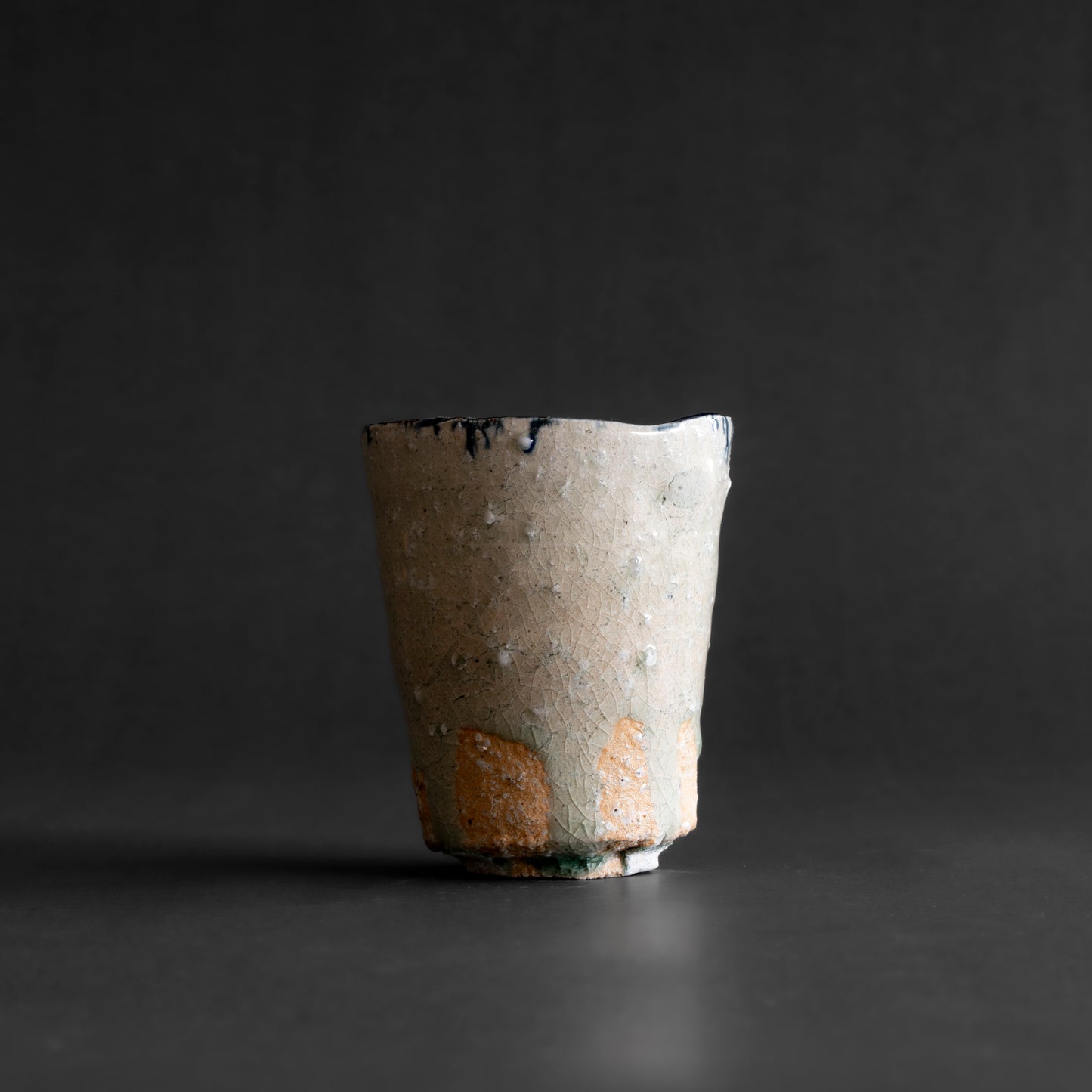 Ash Glaze & Zaffer Cup