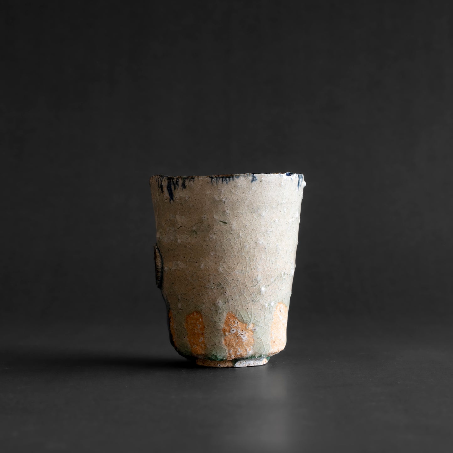 Ash Glaze & Zaffer Cup