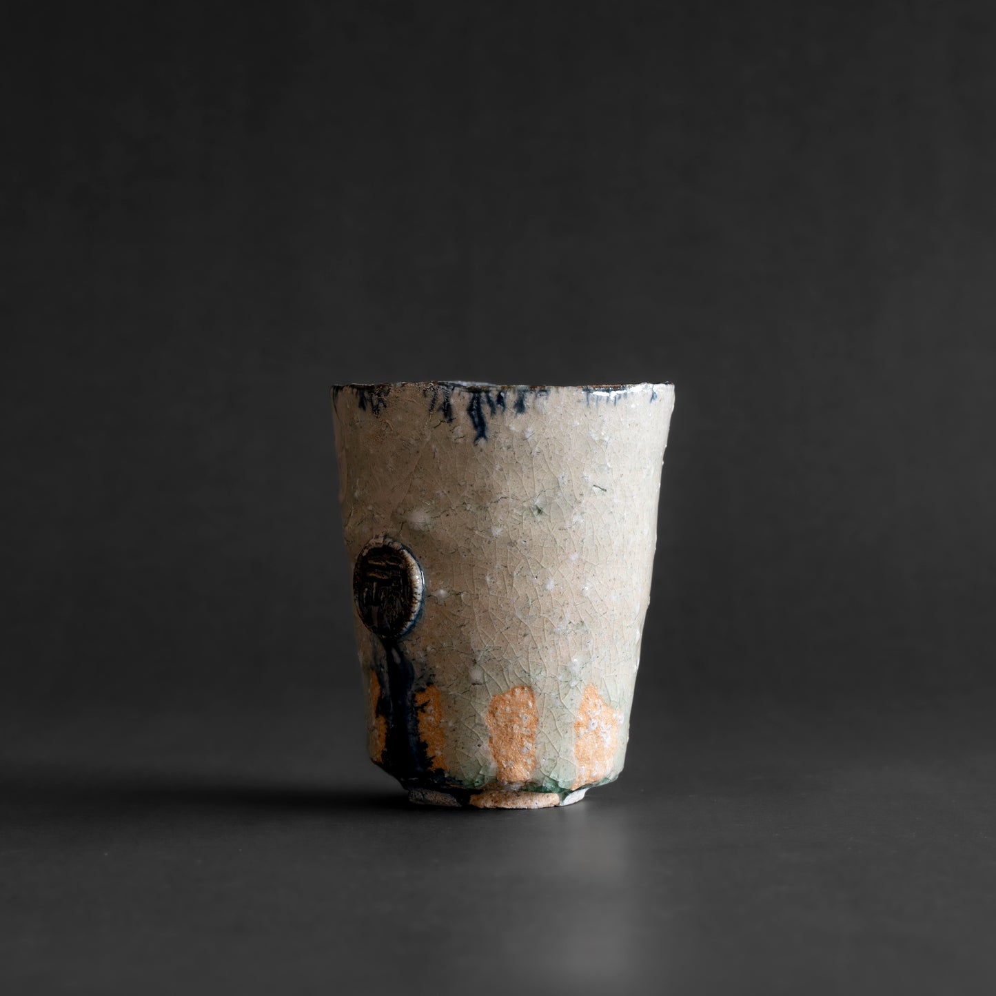 Ash Glaze & Zaffer Cup