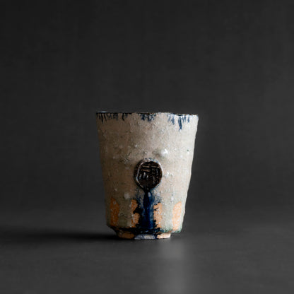 Ash Glaze & Zaffer Cup