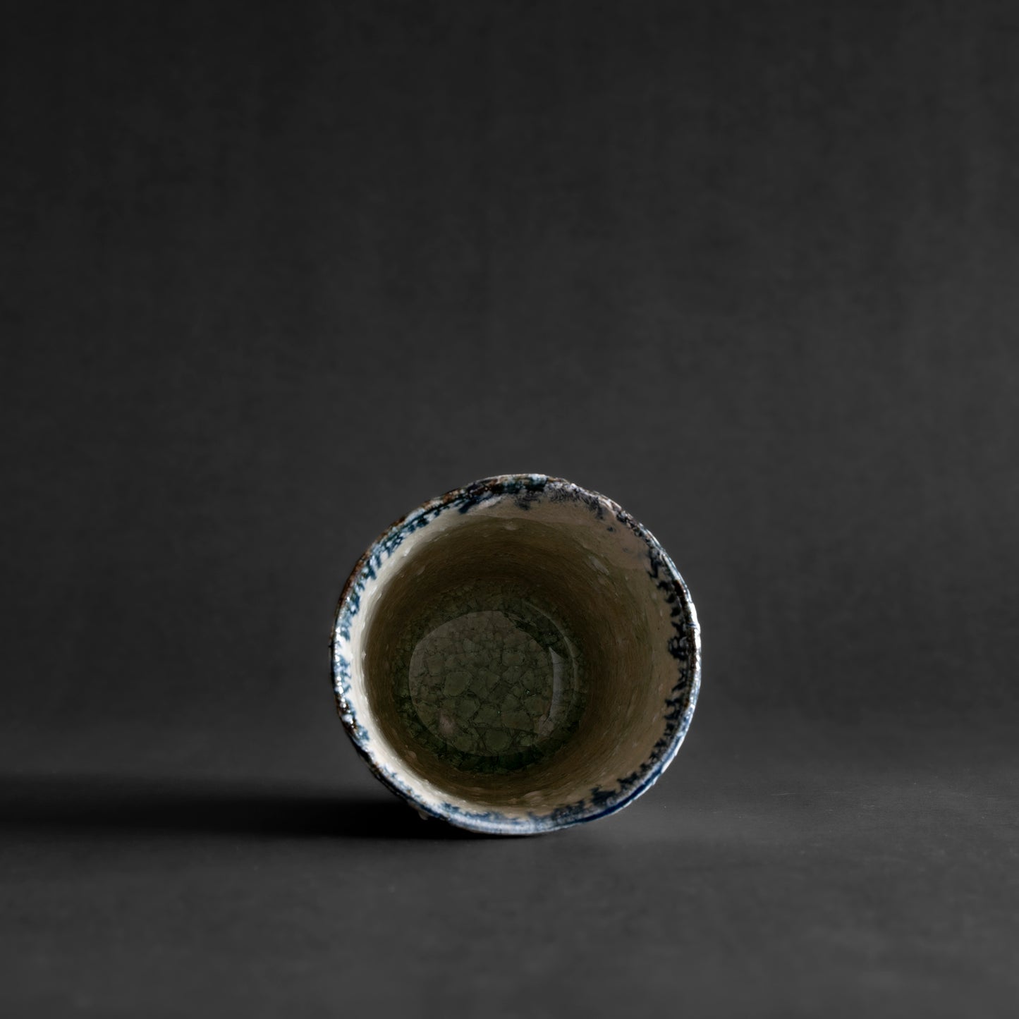 Ash Glaze & Zaffer Cup
