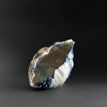 Ash Glaze & Zaffer Pitcher (S)