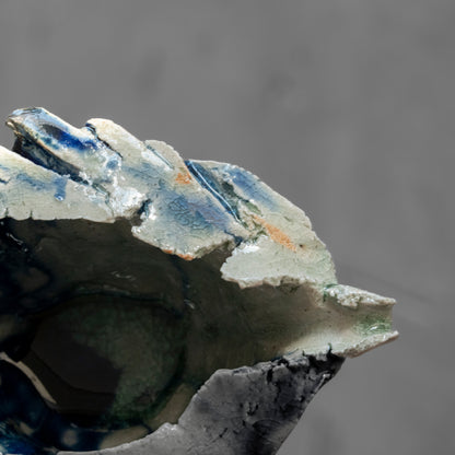 Ash Glaze & Zaffer Pitcher (M)