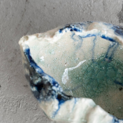 Ash Glaze & Zaffer Pitcher (L)