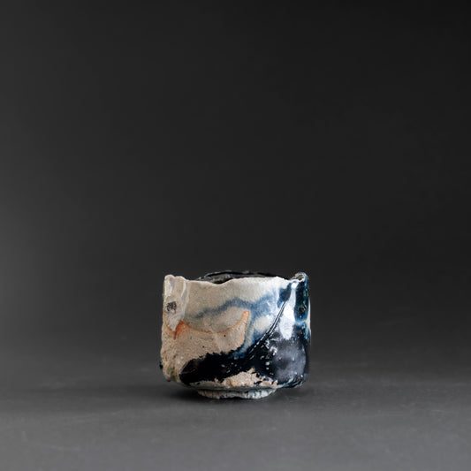 Ash Glaze & Zaffer Sake Cup