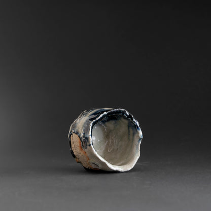 Ash Glaze & Zaffer Sake Cup