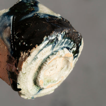 Ash Glaze & Zaffer Sake Cup