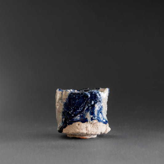 Ash Glaze & Zaffer Sake Cup