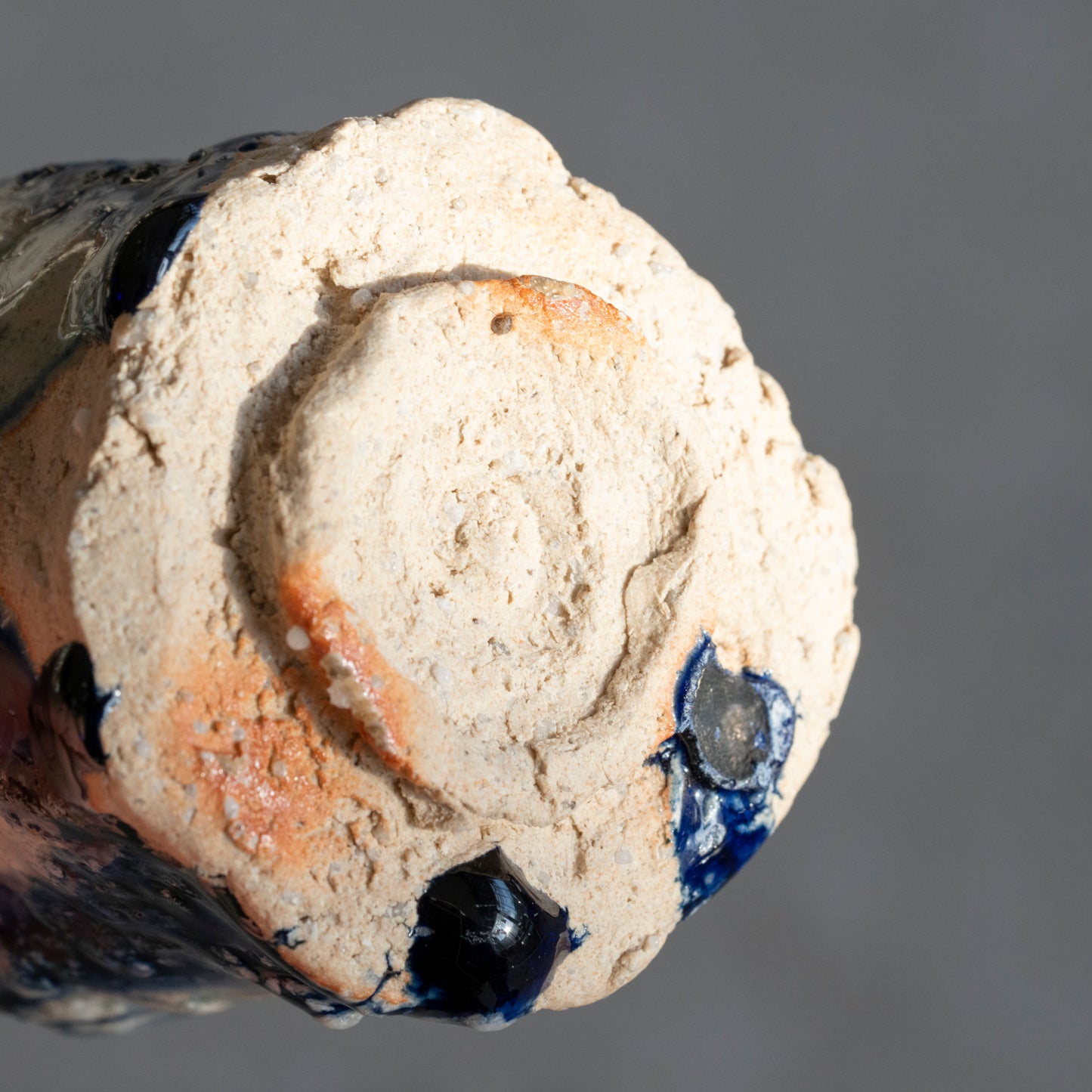 Ash Glaze & Zaffer Sake Cup