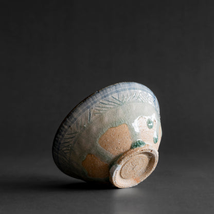 Ash Glaze & Zaffer Bowl