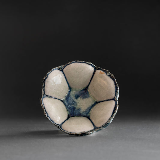 Ash Glaze & Zaffer Small Bowl