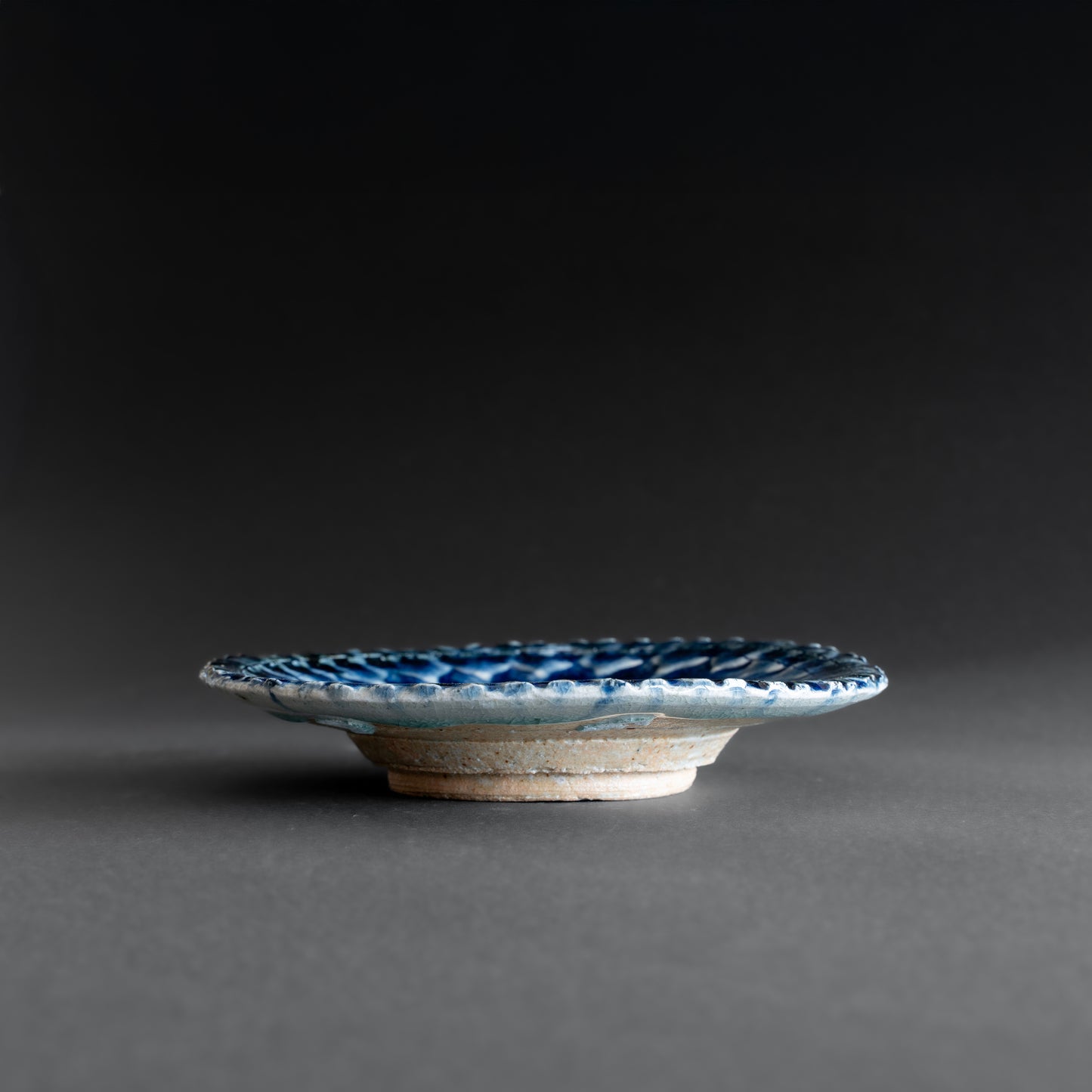 Ash Glaze & Zaffer Plate