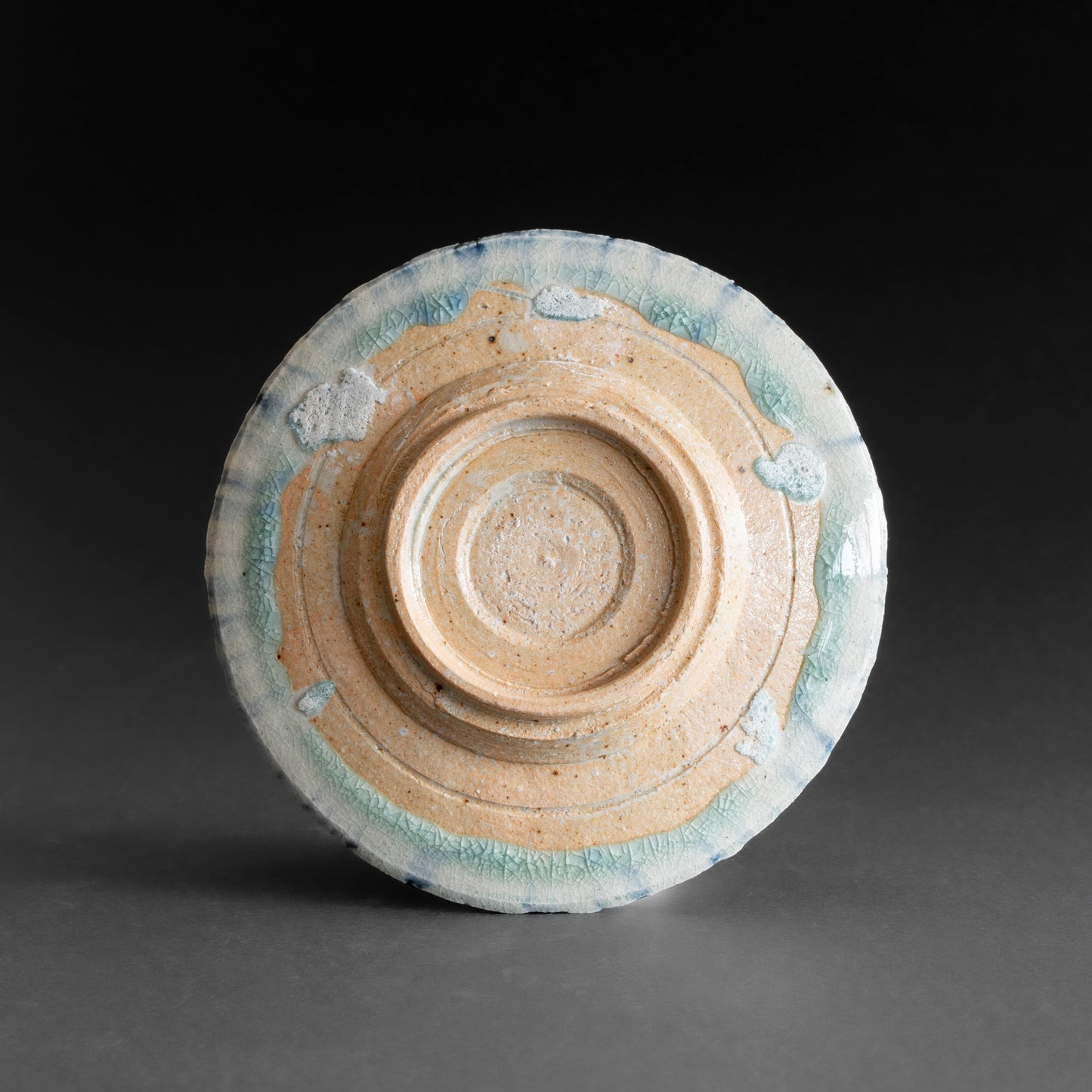 Ash Glaze & Zaffer Plate