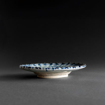 Ash Glaze & Zaffer Plate