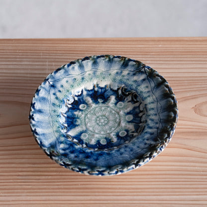 Ash Glaze & Zaffer Plate