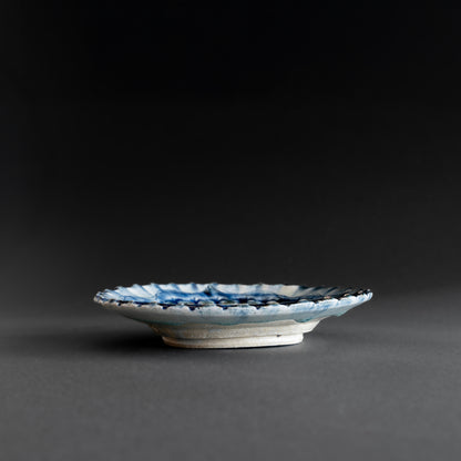 Ash Glaze & Zaffer Plate