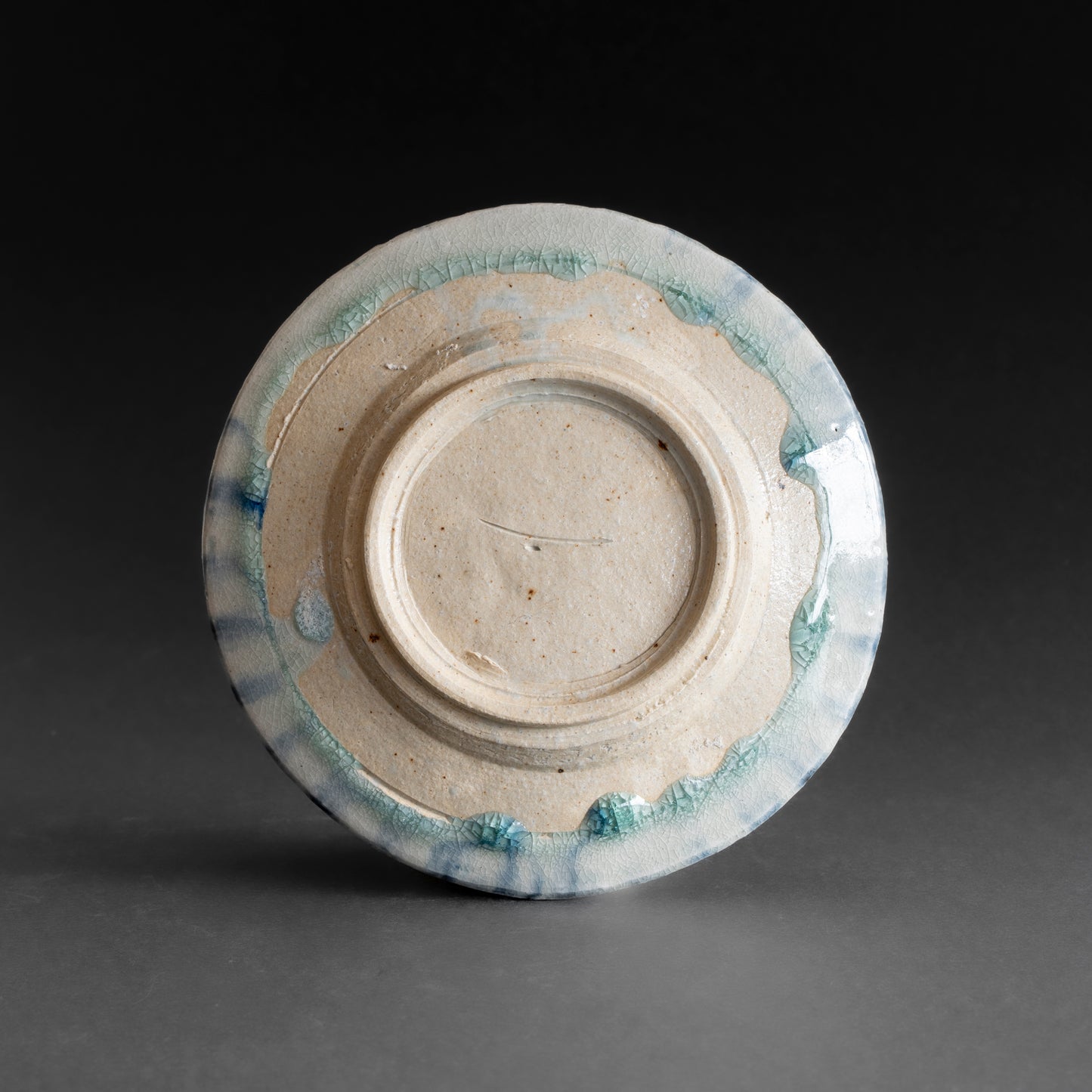 Ash Glaze & Zaffer Plate