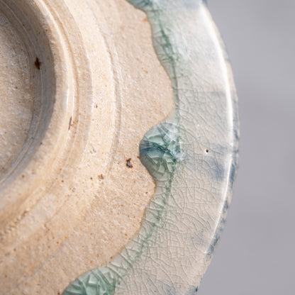 Ash Glaze & Zaffer Plate