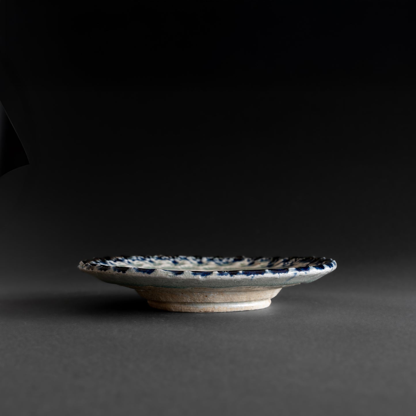 Ash Glaze & Zaffer Plate