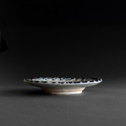 Ash Glaze & Zaffer Plate