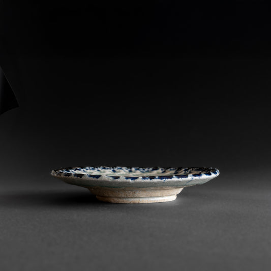 Ash Glaze & Zaffer Plate