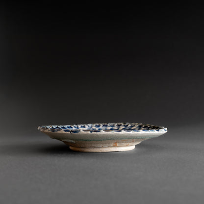 Ash Glaze & Zaffer Plate